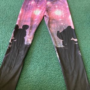 Women’s Disney Minnie Mouse galaxy leggings- M